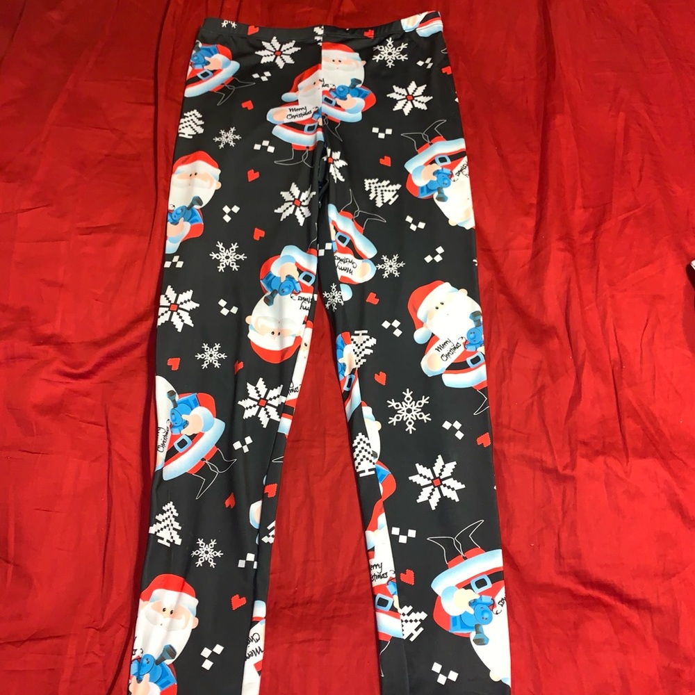 Santa Christmas leggings gs